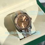 High Quality Rolex Datejust II Citizen 8215 Clone Watch Diamond Markers Two Tone Jubilee Band 